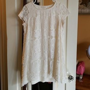Women's white dress